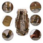 NFI essentials Hiking Bag, Military Print Travel Shoulder Backpack, Rucksack Duffle Bag with Shoe Compartment & Wet Clothes for Gym, Duffel Bag for Travelling, Camping & Trekking (Beige) - Image 3