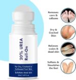 20% Urea Foot Cream Roll On 50ml | For Dry & Cracked Heels | With 2% Lactic Acid, Olive Oil & Vitamin E | Helps Repair and Moisturise Cracked Heels Foot Cream Rol Easy Use | Crack Heel Repair Roll On - Image 3