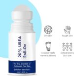 20% Urea Foot Cream Roll On 50ml | For Dry & Cracked Heels | With 2% Lactic Acid, Olive Oil & Vitamin E | Helps Repair and Moisturise Cracked Heels Foot Cream Rol Easy Use | Crack Heel Repair Roll On - Image 4