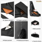 Yindella Waterproof Anti-Theft Chest Bag Crossbody Waist Bag Sling Bag with Adjustable Strap Lightweight Side Shoulder Bag for Outdoor, Travel Hiking Sports and Daily Use for Men and Women - Image 3