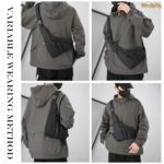 Yindella Waterproof Anti-Theft Chest Bag Crossbody Waist Bag Sling Bag with Adjustable Strap Lightweight Side Shoulder Bag for Outdoor, Travel Hiking Sports and Daily Use for Men and Women - Image 5