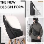 Yindella Waterproof Anti-Theft Chest Bag Crossbody Waist Bag Sling Bag with Adjustable Strap Lightweight Side Shoulder Bag for Outdoor, Travel Hiking Sports and Daily Use for Men and Women - Image 7