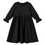 IWEMEK 2PCS Newborn Baby Girls Muslim Abaya Prayer Dress with Hijab Islamic Middle East Arab Dubai Robe Ramadan Eid Clothes - Image 6