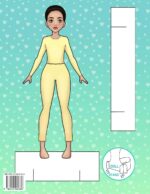 Muslim Paper Doll for Girls Ages 7-12; Cut, Color, Dress up and Play. Coloring book for kids - Image 3