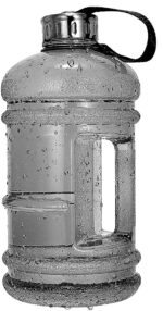 2.2L Water Bottle 75oz Half Gallon Capacity Leakproof BPA Free Odorless Material Solid Jug Daily Hydration Gym Fitness Athletic Gear Sports Water Bottle for Camping Hiking (Transparent Multi) - Image 2