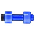 2xFitness Dumbbells Weight Strong Water Drinks Bottle 550ml Blue| Sports Equipment | Outdoor Sports Gear | Exercise Gear - Image 2