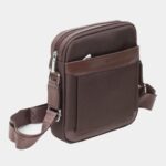 Imperial Waterproof Passport Travel Sling Bag – Anti Theft Organizer for Daily & Travel Use – Brown - Image 3