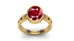 6.55 Carat Natural Certified Ruby Manik Panchdhatu Birthstone/Astrology/Rashi Ratan Adjustable Ring for Men & Women - Image 2