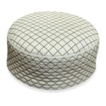 AL INAM ICH Style Reversible Islamic Prayer Cap Premium Embroidered Namazi Topi Muslim Cap (Model No: R-73) Fabric - Image 2