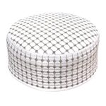 AL INAM ICH Style Reversible Islamic Prayer Cap Premium Embroidered Namazi Topi Muslim Cap (Model No. R-68) Fabric - Image 2