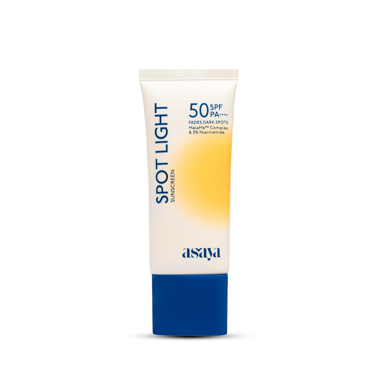 ASAYA | Spot Light Depigmenting Sunscreen SPF 50 PA++++ | In-VIVO Tested | Niacinamide + Licorice Extract | Oil-Free, No White Cast, Daily Sunscreen For All Skin Types | 50 g - Image 2