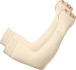 AZARIA Hand Gloves for Sun Protection Arm Sleeves for Men & Women, UPF 50 Arm Cover for Biking, Cricket, Cycling, Golf & Outdoor Sports, Arm Protection Sleeves for Women - Image 2