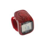 Al Yusr 8 Channel Counter Hand Tally Digital Counter Tasbih with LED + Lock + Clock + BEEP & Multi Function (Red Wooden) - Image 2