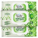 Amazon Brand - Presto! Disinfectant Wet Wipes With Lid | 240 Count | (80 Counts x Pack of 3) | Germ Protection for Skin and Surface - Image 2