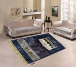 Anti-Skid Base Premium Prayer Printed Mat with Soft Velvet| Random Design and Pattern () - Image 2