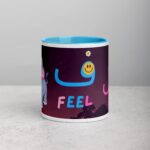 Arabic Alphabet Learning Mug, Kids Animal Milk Mugs, Cartoon Elephant, Birthdays/Islamic/Ramadan/Eid Gifts - Image 2