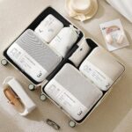 BOXJOY 7 Pcs Travel Organizer Pouch Set for Luggage Packing Cubes for Clothes Accessories Socks Toiletry Storage Bags for Men Women Baby Essentials Travel Kit for Suitcase Bags Polyester Organiser - Image 2