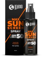 Beardo Max Sunscreen SPF 50 & PA+++ Spray for Men | Non-greasy Spray for Men | Easy Application of Sunscreen for Oily Skin | UVA UVB Protection | 50ml - Image 2