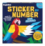 BeginBird Sticker By Number DIY Art Activity Zoo Animals,Craft Kits & Supplies, Mess-Free Fun For Kids,Unicorns and Princesses,10 Magical Artworks, 500+ Stickers ,Art & Craft Kit,Travel Toys,Gifts for Boys & Girls Ages 5, 6, 7,8,9,10,12 - Image 2