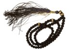 Black Beads Tasbih of 100 Beads with Wooden Box, Muslim's Rosary for Prayer. - Image 2