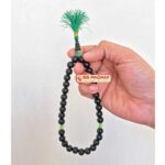 Black Ebony Wood Karungali Kattai 33 Beads Tasbih Misbaha 10mm Size by SS Padam Handicraft Industries - Image 2