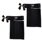 Black Niqab for Women with Stylish Nosepiece, Saudi Naqab, Islamic Modest Wear, Nose Piece for Abaya, Dubai Latest Burkha - Image 2