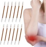 Black Sparrow 50 Pcs Cotton Iodine Swabs Individually Wrapped - Disposable Iodophor Swabsticks Medical Sanitary First Aid Kit Emergency Care Safety for Adult Kids - Image 2