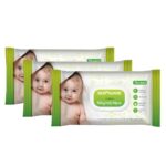 Bodyguard Aloe Vera Based Natural Wet Wipes For Babies With Goodness Of Vitamin E | For Moisturizing Skin | Antibacterial Baby Wipes | Combo of 3 x 72 Pieces (216) - Image 2