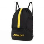 Boldfit Drawstring Bag for Men 15ltrs Gym Bag for Man & Women Waterproof Small Bags for Mens Multipurpose Drawstring Backpack Kit for Shoes, Travel Stringabg for Men Rope Bags for Mens String Backpack - Image 2