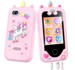 CADDLE & TOES Kids Smartphone for Girls Boys, Christmas Birthday Gifts for Girls Boys Age 3-10, Kids Toy Cellphone, 2.8" Touchscreen, Learning Play Toy Phone with Dual Camera, Game, Music Player, Pink - Image 2