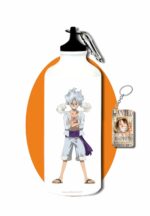 CRAFT MANIACS ONE PIECE LUFFY GEAR 5 HURRAHHH 600 ML SIPPER BOTTLE & FREE WOODEN KEYCHAIN | BPA & LEAD FREE SIPPER FOR ANIME LOVERS - Image 2