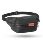 CRALOFT Polyester Waist Bag Fanny Pack for Men & Women, Chest Crossbody Sling Bag for Money, Passport & Travel (Black, FP2) - Image 2