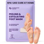 Carbamide Forte Peeling & Exfoliating Foot Peel off Mask for Dry & Calloused Feet | Foot peeling mask With 15% Glycolic Acid, 4% Lactic Acid & Aloe Vera | Helps Remove Dead Skin, Soften Cracked Heels & Calluses | 1 Pair (40g) - Image 2