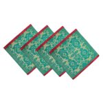 Cloud7 Plastic Aasan Prayer Mat | Outdoor Pooja Mat | Prayer Mat | Sitting Mats | Multi-Colour | Floor Mats | Square Design | Size 1.5 × 1.5 Feet | Set of 6 Pcs. - Image 2