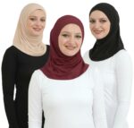 Comfort 3-Pack Instant Hijab Set – Ready-to-Wear Slip-On Hijabs for Women – Lightweight, Stretch Jersey Headscarves – Modest Muslim Fashion Essentials - Image 2