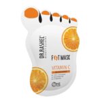 DR.RASHEL Vitamin C Peeling Mask for Cracked Feet | Dead Skin Remover | Heel Peel Pedicure | At Home Foot Care | Lavender | Exfoliant Foot Crack Mask with Moisturising Agents, 1 count - Image 2