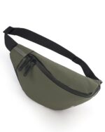 Destinio Waist Bag for Man Woman - Anti Theft, Waterproof Zippers and Back Pocket - Large Travel Waist Pouch, Fanny Pack, Belt & Hip Bag for Men, Women for Hiking, Passport, Gym (Olive Green) - Image 2