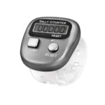 Digital Finger Counter Tally Counter for Jaap & Tasbeeh | Jaap Mala Counter | Handheld Click Counter for Prayer, Meditation, Sports & Counting Use (Ring-Steel Gry) - Image 2