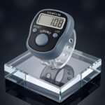 Digital Finger Ring Tally Counter with LCD Display, LED Light, Reset Button(Pack of 1) (Grey) - Image 2