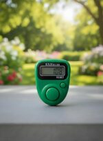 Digital Finger Tally Counter with LCD Display, Portable Hand Click Counter for Prayer, Chanting, Gym, Counting, Stitching, Meditation, Automatic Tasbeeh Counter with Reset Button (511 Ring-Green) - Image 2