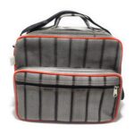 Document Holder Cross Body Money Carry Office MR Shoulder Bag in Special "Polyester Woven Fabric" (Washable) (Vulture Grey) - Image 2