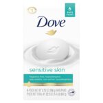 Dove Sensitive Skin Unscented Hypo-Allergenic Beauty Bar 4 oz, 2 ea (Pack of 3) - Image 2