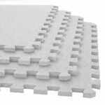 EVA Interlocking Mat for Kids, Gym & Prayer | Soft Foam Puzzle Tiles, Water Resistant, Durable & Portable Flooring (Pack of 10, 30x30 cm Gray Color) - Image 2