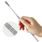 Earwax Removal Kit, Ear Curette Safety Cleaner with Brush and Storage Box Stainless Steel Ear Pick Tool - Image 2