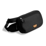 Elmira Waist Bag for Men Women - Fanny Pack for Men Sling Bag for Men Chest Bag Crossbody Side Passport Travel Shoulder Small Waist Pouch for Mobile Cash (Black, WST-001A) - Image 2