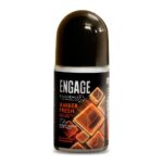Engage Amber Fresh Underarm Roll On Deo for Men | 72 Hour Sweat & Odour Protection | Advanced Antiperspirant Formula | FreshEncap Technology |Non Sticky | 0% Alcohol | 50ml - Image 2