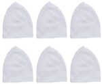 FAF Men’s Cotton Skull Cap (Pack of 6) | Skull/Turkish/Sufi for Namaz | Islamic Topi for Men | Muslim Prayer Cap | Soft Breathable topi for Salah & Everday Wear (Light Green)(White) - Image 2