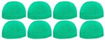 FAF Men’s Cotton Skull Cap (Pack of 8) | Skull/Turkish/Sufi for Namaz | Islamic Topi for Men | Muslim Prayer Cap | Soft Breathable topi for Salah & Everday Wear (Color - Soft Green) - Image 2