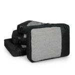 FATMUG Polyester Packing Cubes Travel Pouch Bag Suitcase Luggage Organiser (Set of 4, Size- Large, Black), 36 cm, 9 cm - Image 2