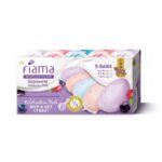 Fiama Skin Barrier Strengthening Moisturizing Soap Bar 125gx5, Japanese Hokkaido Milk Celebration Pack of 5, Non-Sticky Soft Skin | 1/3rd Moisturizers | Blueberry, Goji Berry & Acai Berry Combo pack - Image 2